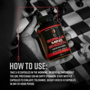 Gorilla Mind Smooth Cognitive Health Support, Stimulant Free Nootropic Formula for Productivity, Memory, Focus, and Mental Clarity, 90 Capsules