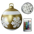 thumbnail image 1 of 60cm Inflatable Christmas Ball PVC Glow Christmas Inflatable Ball (Style S), 1 of 8
