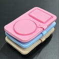 thumbnail image 3 of 2 Compartment Collapsible Silicone Snack Container Leak, Resistant, Divided Bento Box Food Storage for Meal Prep, Lunch, Travel, Picnics, Dishwasher and Microwave Safe (1pc), 3 of 3