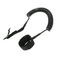 thumbnail image 1 of Surfboard Leash, 0.28in Diameter 7-12ft Stainless Steel Connection Coiled Spring Safe Surfing Leash, Adjustable Leg Rope Foot Rope With Ankle Cuff For SUP Paddle Board, Longboard,, 1 of 8