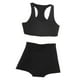 thumbnail image 3 of Ropa deportiva femenina a escala 1/6, disfraz, moda, ideal como regalo deportivo. Negro, 3 of 9