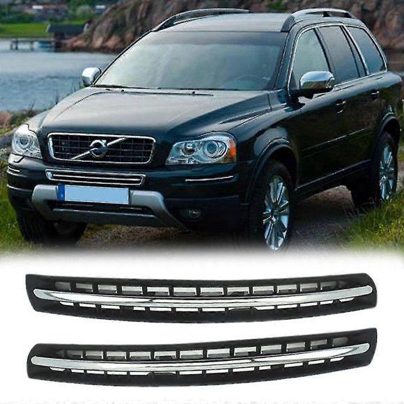 30678953 30678954 Car Left Right Chrome Front Bumper Air Vent Cover Trim Grille For Xc90 2007-2014 Yalo_Special Gift