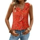 thumbnail image 2 of Blusa Gaharu casual de negocios para mujer, sin mangas, roja, XXL, 2 of 5