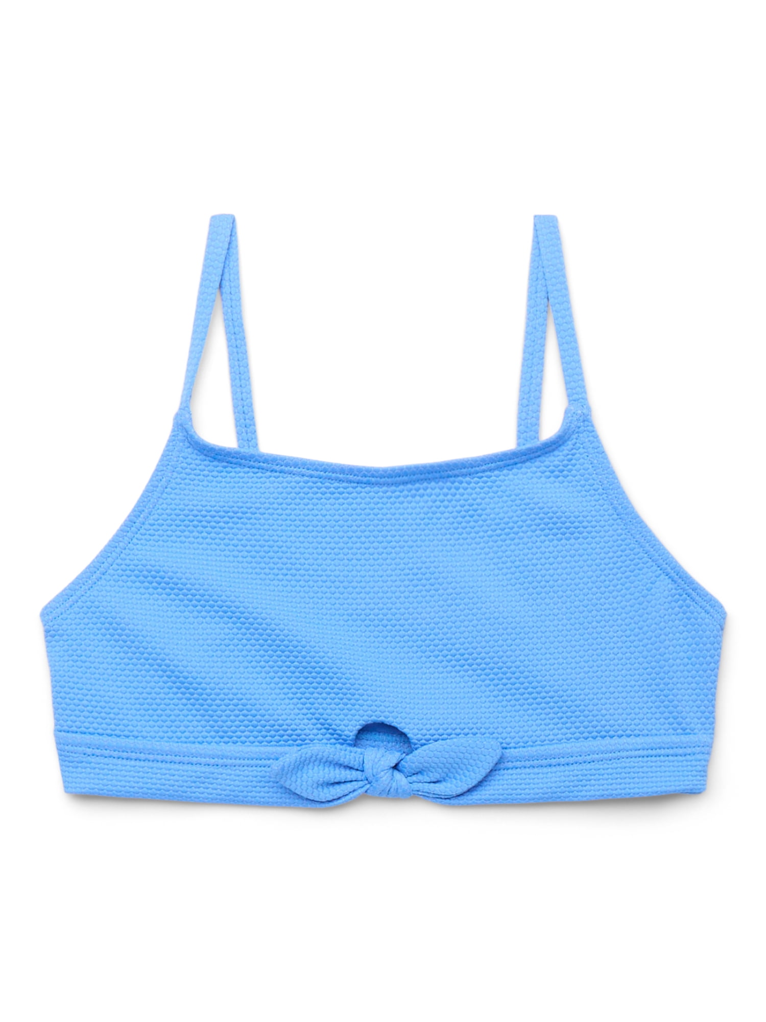 Wonder Nation Girls 2-Piece Keyhole Bikini Swimsuit, Sizes 4-18