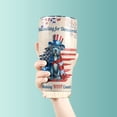 thumbnail image 3 of Democratic Pitbull Making Woof Count Election 2024 30oz Stainless Steel Tumbler Insulated Cup with Lid Terrier Dog Lover - 01001, 3 of 5