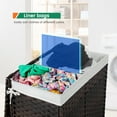 thumbnail image 5 of Paylesshere Laundry Basket Handwoven Laundry Hamper 90L/110L Foldable Rattan Laundry Hamper With Lid,2 Removable Liner Bags & 6 Laundry Bags,Clothes Hamper Bathroom Laundry Basket,Brown, 5 of 9