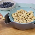 thumbnail image 5 of WUXIAB Double Dish Pistachio Bowl,Snack Serving Dish With Shell Storage,Nut Fruit Snack Tidy Bowl,Lightweight Portable Party Picnic Bowl,Dishwasher-Safe Easy-Clean Bowl,Sleek Modern Home Serveware, 5 of 9