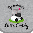 thumbnail image 4 of Inktastic Grandma's Little Caddy Golf Boys or Girls Baby Bib, 4 of 4