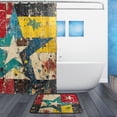 thumbnail image 2 of BZSMCE Shower Curtain and Bath Accessory Set,Vintage Patriotism Pattern, 2 of 7