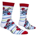 thumbnail image 3 of Cool Socks – Spongebob Mr. Krabs Crew Socks for Men, Women & Teens – Funny Cartoon Design – Size, 3 of 6