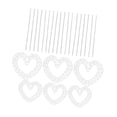 thumbnail image 4 of Soporte para arreglos florales, marco de corona Floral, decoración de San Valentín, primavera, año Nuevo, bricolaje, forma versátil para hacer corona 6x Pequeño Corazón Grande, 4 of 8