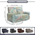 thumbnail image 2 of Xixirimido Recliner Slipcover 6-Pieces Lazyboy Cover for 2 Seat Recliner Chair Covers with Pockets Furniture Protector for Living Room Sofa Slipcover, Starfish Coral, 2 of 8