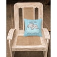 thumbnail image 2 of Carolines Treasures BB7475PW1818 Nursery Sleep Tight Elephant Fabric Decorative Pillow  18H x18W multicolor, 2 of 2