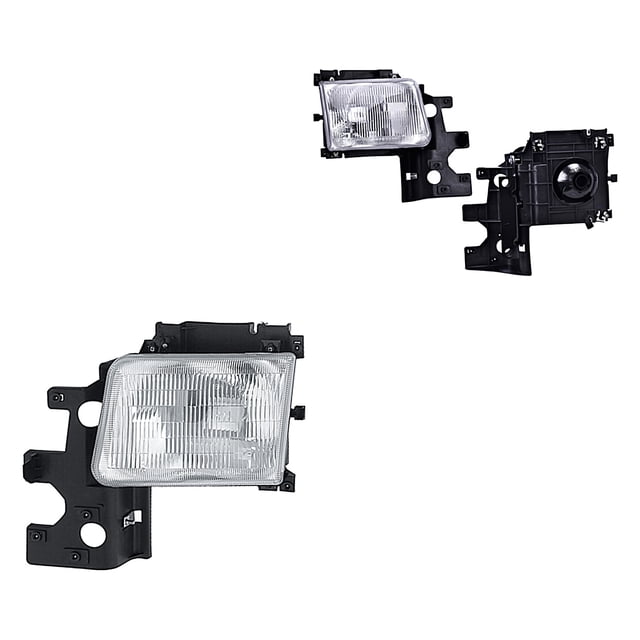 Par de Faros DEPO Ram 1500 Van 1994 A 1997 Dodge