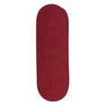 thumbnail image 1 of Colonial Mills Tapis RV72R028X144 Réversible à Tresses Plates Ovales Tressées Rouge - 2 Pi 4 Po x 12 Pi, 1 of 1