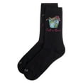 thumbnail image 3 of MeMoi Women's Cat-a-Tonic Rayon From Bamboo Crew Socks - Womens - Female, 9-11, Black, 3 of 3