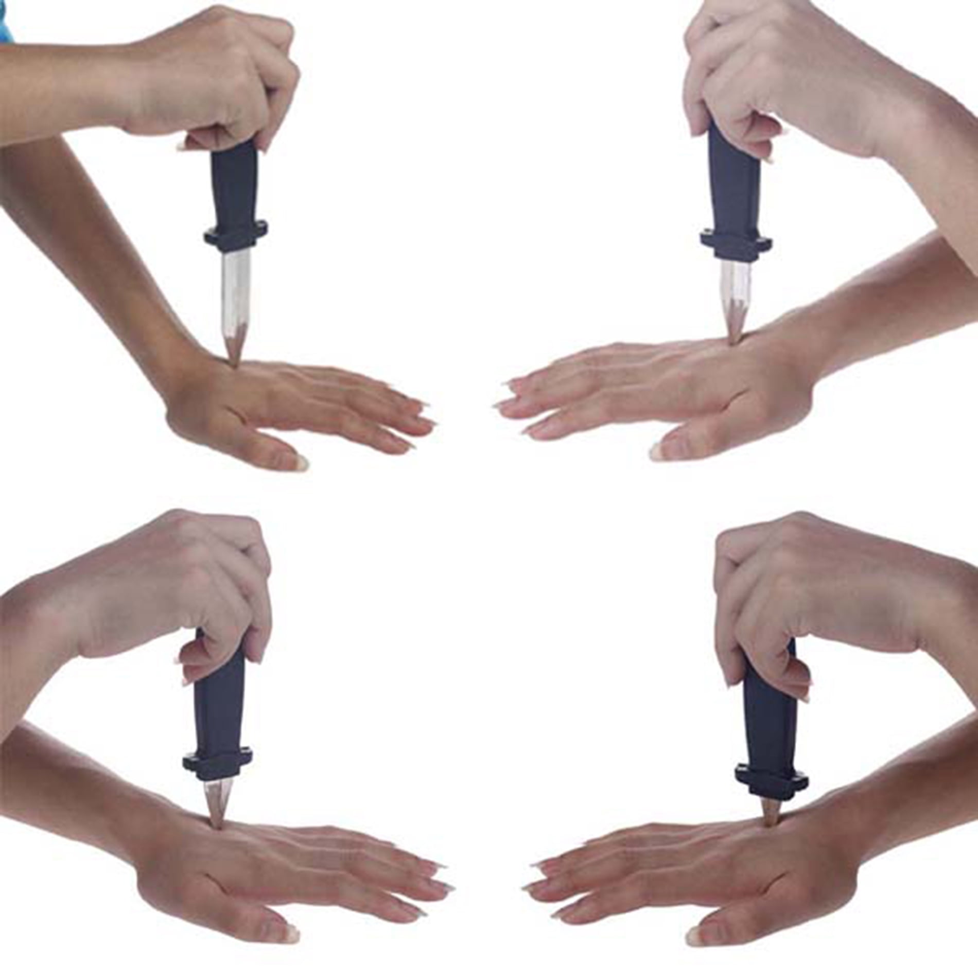 Retractable Disappearing Plastic Knife for Halloween Party Magic Toy