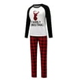 thumbnail image 3 of Nituyy Family Christmas Pajamas Tops Plaid Pants Set Loungewear, 3 of 4