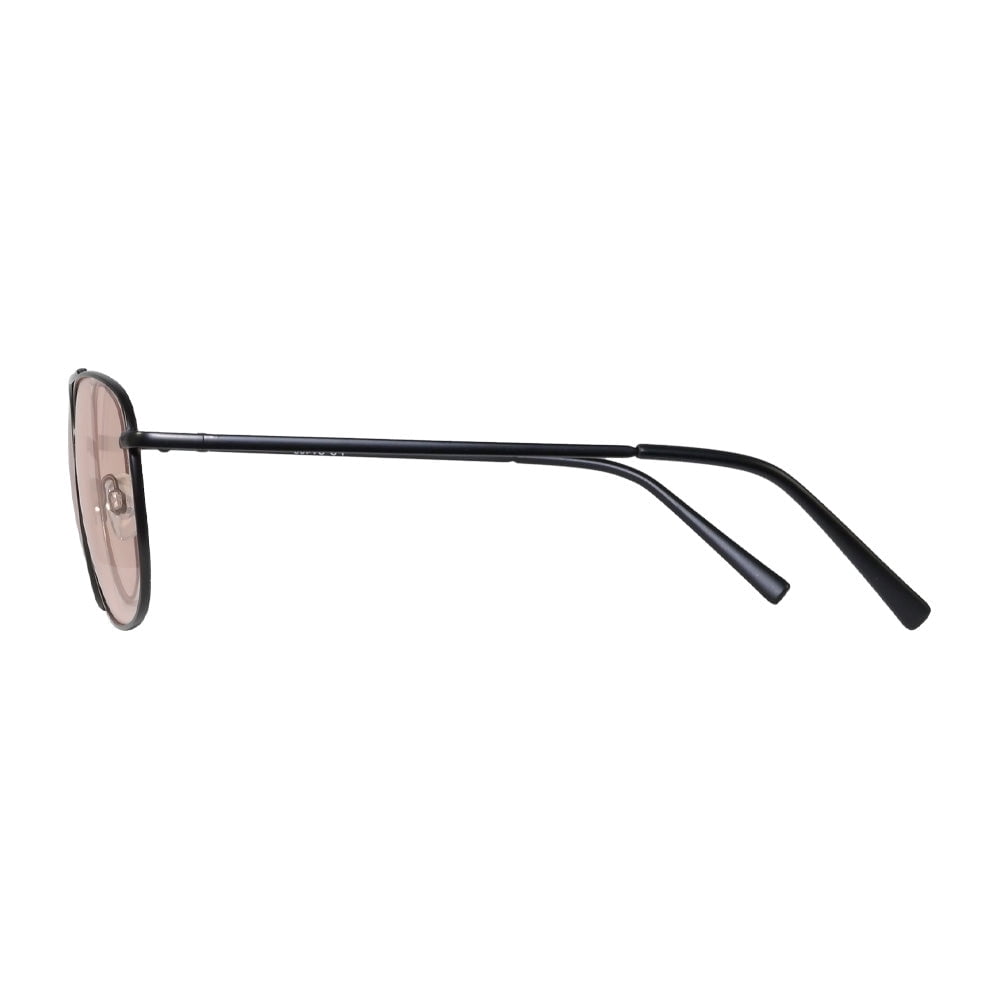 Aray Black Gunmetal Night Driving Glasses Sunglasses in Rose Lens for Adults