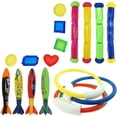 thumbnail image 1 of Aquatic Fun, Non-toxic ABS Material Diving Toys, ASTM Safety Test Approved, For Improving Swimming Skills, Endless Fun Dive Rings And Sticks, Ideal Summer Gift For Children, 1 of 6