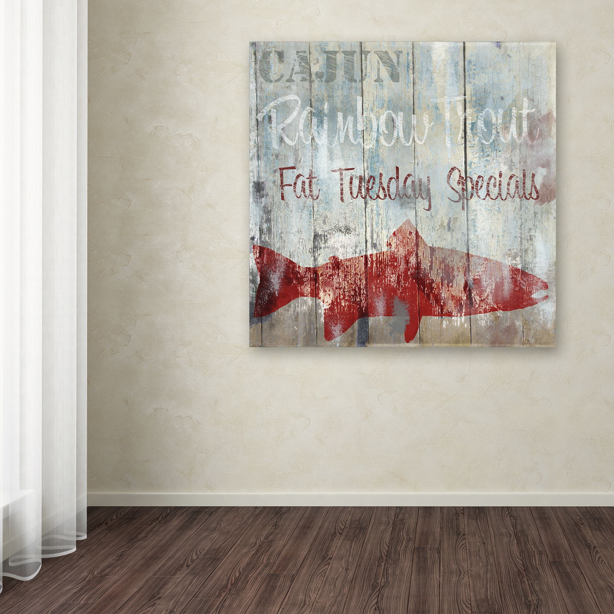 Trademark Fine Art "New Orleans Seafood III" Canvas Art by Color Bakery