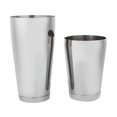 thumbnail image 4 of Mezclador de botellas de coctelera de vino de acero inoxidable con juego de base (plata), 4 of 8