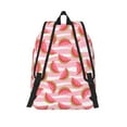 thumbnail image 2 of Picia Sweet Watermelon Printed Canvas Daypack - Stylish and Durable Vintage Compact Backpack - Class, Work, Travel, or Laptop Bookbag,Organized Compartments-Small, 2 of 6