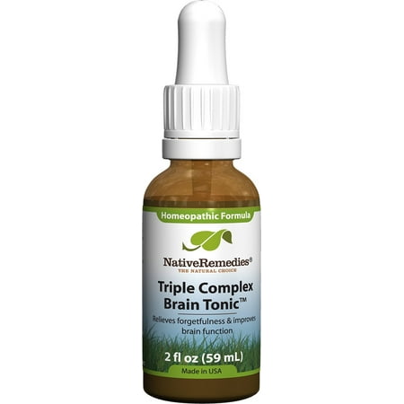 Triple Complex Brain Tonic - NativeRemedies Triple Complex Brain Tonic, 2 Fl Oz