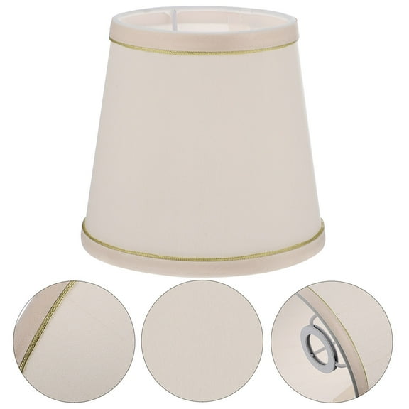Hytrove 2Pcs Light Shades Fabric Cream Colored Protects Wall Lamp for Showcase