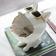 thumbnail image 4 of DOLITY Plateau de Rangement pour Chat Sculpture Créative Statue Décoration Centre de Table Blanc, 4 of 8