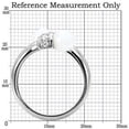 thumbnail image 5 of Womens Black Ring Anillo Para Mujer 316L Stainless Steel Ring with AAA Grade CZ in Jet Ferrara, 5 of 5
