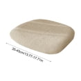 thumbnail image 3 of Velvet Stretch Dining Chair Seat Covers Elastic Cushion Slipcovers,D, 3 of 6