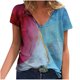 thumbnail image 1 of Camisetas con estampado floral con cuello en V para mujer Blusas femeninas cómodas a la moda Tops OAVQHLG3B Store  lin121212, 1 of 4