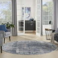 thumbnail image 3 of Nourison Rustic Textures Painterly Indoor Rug Grey 7’10” x Round, 3 of 10