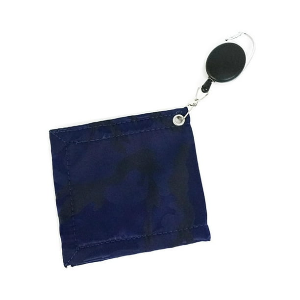 Toalla de pelota de golf Bolsa de limpieza de pelotas de golf Microfibra 12x12cm Cuadrada Impermeable con Azul Sharpla limpiador de pelotas de golf