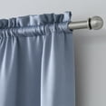 thumbnail image 3 of Mainstays Solid Blackout Curtain Panel Pair, Set of 2, Blue Quartz, 30”W x 63”L, 3 of 5