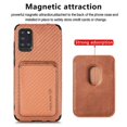 thumbnail image 3 of For Samsung Galaxy A31 Carbon Fiber Leather Card Magsafe Phone Case, 3 of 5