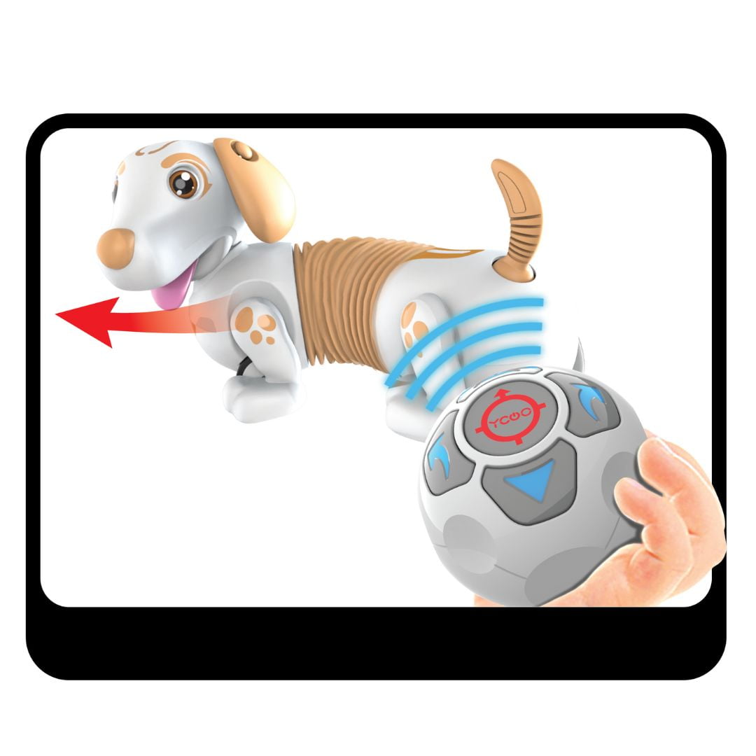 Robo Dash D Pink - Robotic Puppy Toy Dog Gesture & Direct Control Touch Sensor Robo Dog Robot For Kids