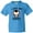 Pacific Blue, variant on Inktastic I Love My Daddy with Cute Penguin and Hearts Youth T-Shirt