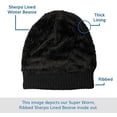 thumbnail image 5 of Yacht & Smith Faux Fur Lined Winter Beanies for Men and Women, Bulk Wholesale Warm Sherpa Lining, 5 of 7