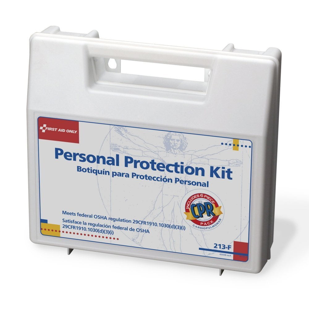 Personal Protection Kit, Plastic 14 Components, 1 People Served 213-F