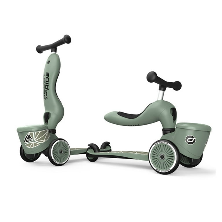 Scoot & Ride 2-in-1 Scooter w/ Basket, Highwaykick 1 Lifestyle