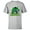 Athletic Heather, variant on Marvel Logo Hulk Four-Leaf Clovers Green St Patrick’s Day - Short Sleeve T-Shirt for Kids - Customized-White