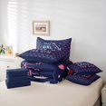thumbnail image 6 of Feelyou Girl Weightlifting Twin Bedding Sets 7pcs, Princess Bow Bedding Comforter Set, 6 of 8
