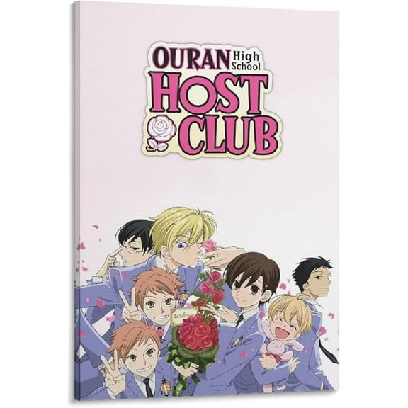 Ouran High School Host Club Anime Poster Print Photo Art Painting Canvas Poster Home Decorative Bedroom Modern Decor Posters Gifts 20x30inch(50x75cm)