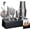 Silver, variant on Cocktail Shaker Set Bartender Kit with Bamboo Stand, 15-Piece Stainless Steel Bar Set Accessories, Professional Bartending Kit Home Bar Tools Set with Recipes (Matte Black, Natural Wood Stand)