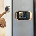 thumbnail image 1 of Timbre de puerta inteligente con videoportero electrónico, pantalla LCD HD de 2,8 pulgadas, cámara de seguridad inteligente con memoria integrada y función de visión nocturna por infrarrojos., 1 of 9
