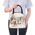thumbnail image 6 of Defioc Western Desert Cowboys Print LunchBag for Women and Men - Leakproof Cooler Tote Bag Organizer - Reusable Lunch Box for Office/Picnic/Hiking/Beach, 6 of 6