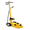 Yellow, variant on 22-Ton Air Hydraulic Floor Jack,Dual Power Manual/Air Hydraulic Lift with 4 Height Adapters Adjustable Handle & Rubber Wheels for Trucks, Tractors, and Commercial Vehicles