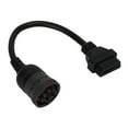 thumbnail image 1 of 9 Pin To 16pin OBD2 Adapter, Easy To Install PVC J1939 Diagnostic Connector Cable Durable  For Truck For Marine, 1 of 8